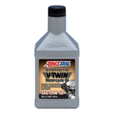 AMSOIL 20W-50 MOTORCYCLE OIL 20W-50 HARLY DAVIDSON SYNTHETIC V-TWIN OI