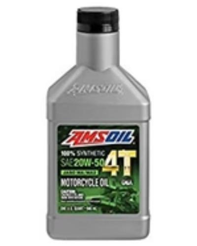 AMSOIL 20W-50 MOTORCYCLE OIL 20W-50 SYNTHETIC PRO SN JASO MA-2 , SN BI