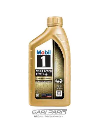 0W-20 Mobil 1 IMPORTED Powerpack Triple Action Power+ ADVACED FUEL ECONOMY FULLY SYNTHETIC API SP PETROL ENGINE MOTOR OIL GENUINE BUY FROM GARIPARTS