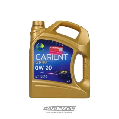 0W-20 PSO CARIENT S PRO FULLY SYNTHETIC API SP PETROL ENGINE MOTOR OIL GENUINE BUY FROM GARIPARTS